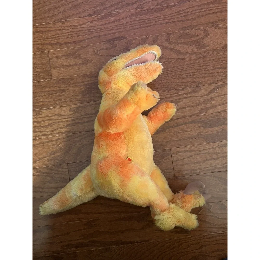 Build A Bear Velociraptor T‎ Rex Dinosaur Plush Orange/Yellow Stuffed Animal 17